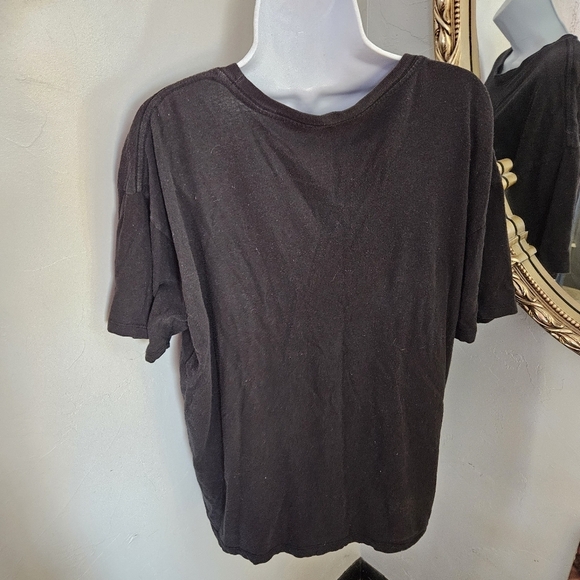 The Rolling Stones Women's S/M Black Graphic Tee Oversized Band T-shirt Colorful - Picture 3 of 4